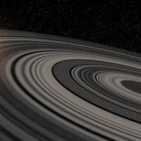 Кольцевая система рядом с звездой J1407 гораздо больше и тяжелее чем у Сатурна