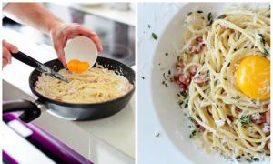 Carbonara, step-by-step pasta recipe