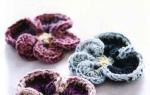 Small crochet flowers: a bouquet of threads How to crochet a beautiful flower