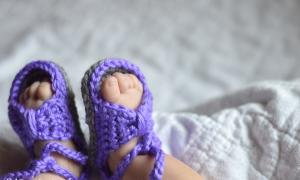 Crochet sandals: diagram with description, step-by-step master class