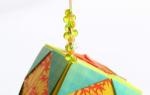 Origami kusudama: kouzelná koule s montážním schématem a videem Jak vyrobit kusudama koule