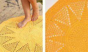 We knit a carpet from knitted yarn: the best ideas and DIY options