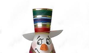 DIY snowman for the New Year - many ideas and crafts master classes