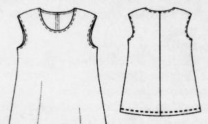 Do-it-yourself tunics for obese women How to cut a tunic for obese women