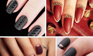 How to make a matte manicure with gel polish at home: a review of methods How to make a matte polish