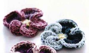 Small crochet flowers: a bouquet of threads How to crochet a beautiful flower